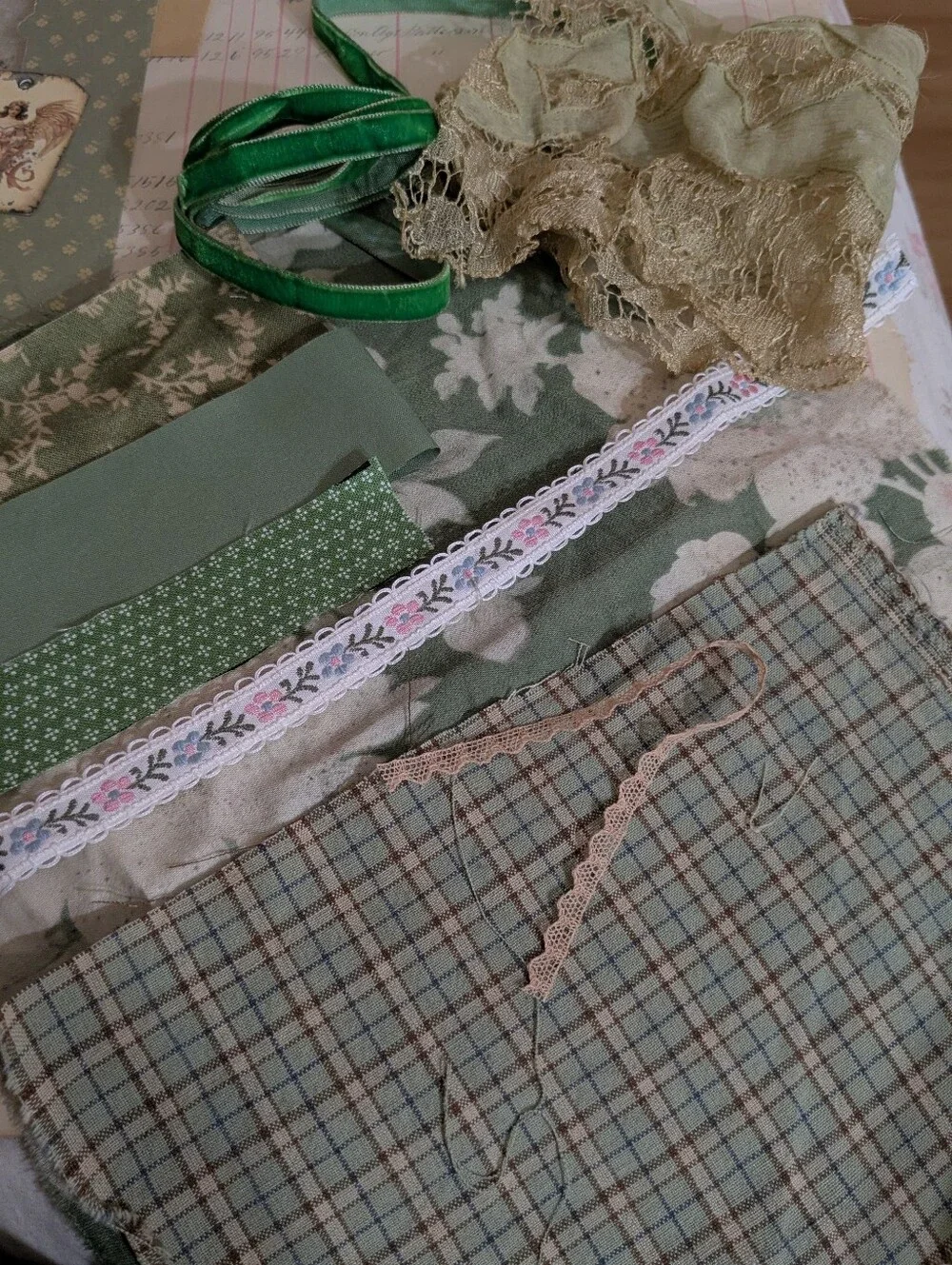 antique and handmade green envy